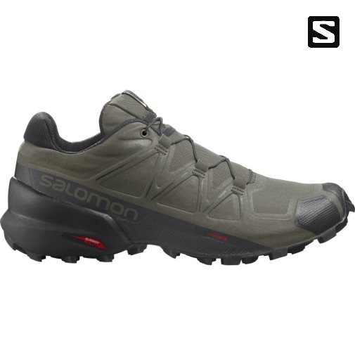 Salomon Speedcross 5 Trailove Bezecke Tenisky Panske Olivovo Zelená | SK 8TNVPY